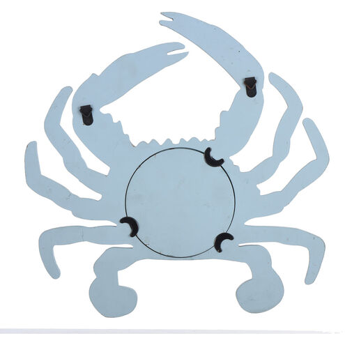 Weathered Crab 18 X 18 inch Weathered Blue and Clear Mirror
